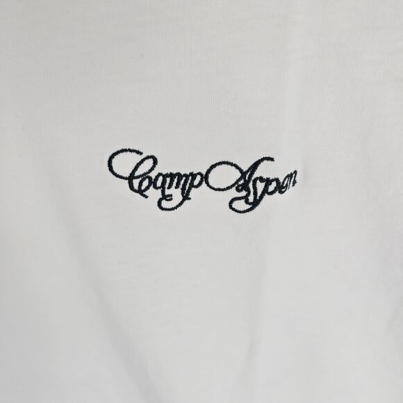 Camp Aspen Snow Leaf White T- Shirt Mens Size XL Oatmeal NWT Streetwear - Picture 3 of 11